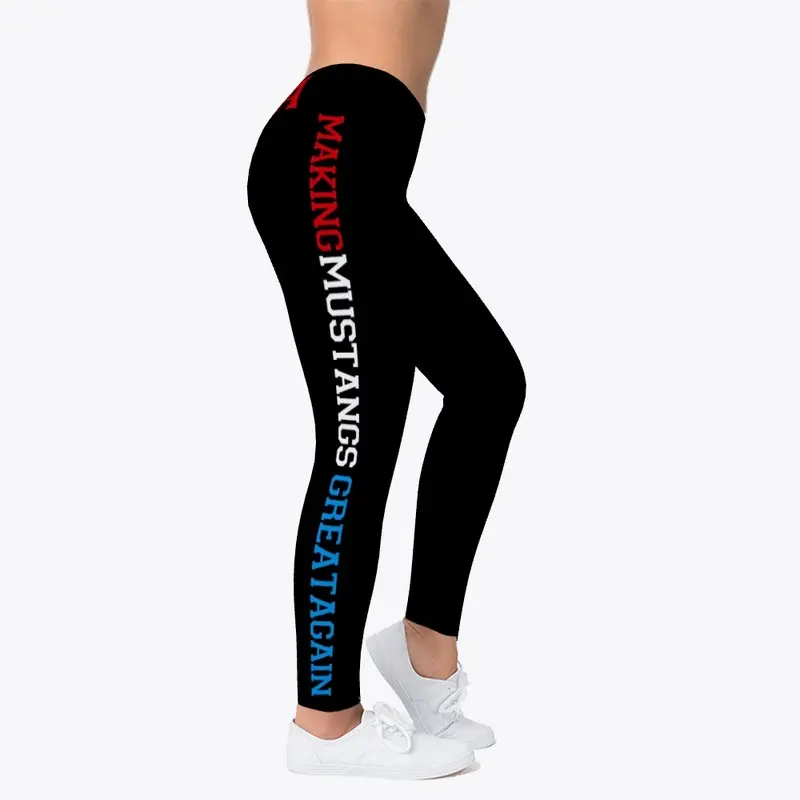 Making Mustangs Great Again leggings 